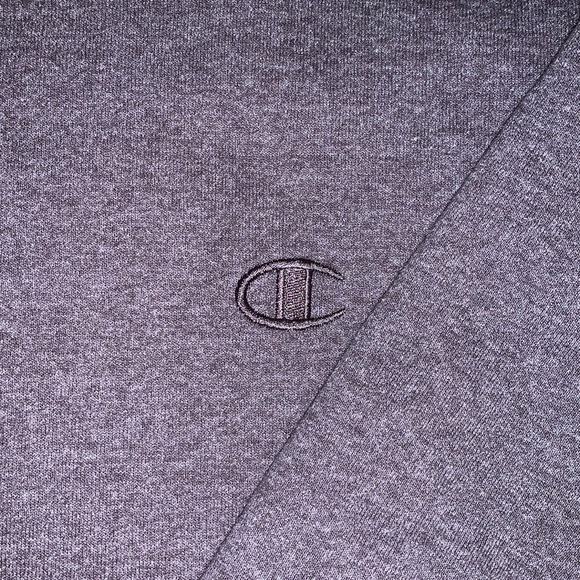 Men’s large champion crewneck, dark gray. - Picture 2 of 3